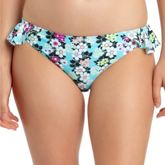 California Waves Floral-Print 2-Piece Swim Set - Picture 2 of 13